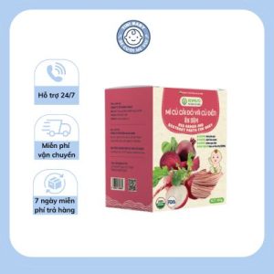 Mì organic Anpaso củ cải đỏ và củ dền